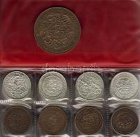 MÉE "Erdélyi fejedelmek" sorozat benne 14 db klf közepes Br + 1 db extrém nagyalakú Br + 14 db klf közepes Ag egyenként 36,36g emlékérem (összesen 509,04g!) T:BU