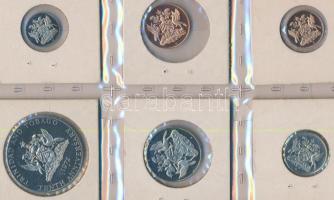 Trinidad és Tobago 1972. 1c + 5c + 10c + 25c + 50c + 1$ "A Függetlenség 10. évfordulója" T...