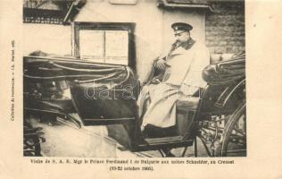 1905 Prince Ferdinand I of Bulgaria at the Schneider weapon factory in Le Creusot (fa)