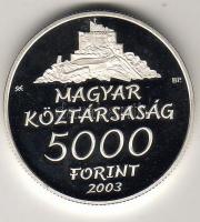 2003. 5000Ft Ag "Hollókő" T:PP