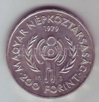 1979. 200Ft Ag "Nemzetközi Gyermekév" T:BU