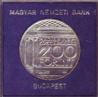 1977. 200Ft Ag "Magyar Nemzeti Múzeum" T:BU eredeti MNB tokban