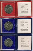 1980. 100Ft "Űrrepülés" (2x) + 1981. 100Ft "Világélelmezés" (3x) + 1982. 100Ft &...