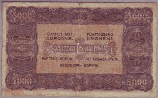 1923. 5000K "Magyar pénzjegynyomda" T:III/IV