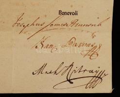 1805 Helytartótanácsi leirat  a folyó évi adók tárgyában, korompai Brunszvik József (1750-1827) cs. ...