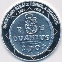DN "A magyar nemzet pénzérméi -  Egyetlen király pénze a duarius" Ag emlékérem (10,37g/0.9...