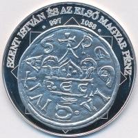DN "A magyar nemzet pénzérméi - Szent István és az első magyar pénz 997-1038." Ag emlékére...
