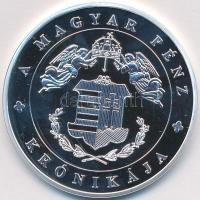 DN "A magyar pénz krónikája - A forint bevezetése" Ag emlékérem (20g/0.999/38,61mm) T:PP