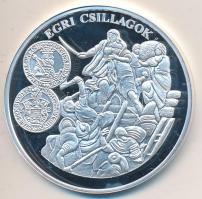 DN "A magyar pénz krónikája - Egri csillagok" Ag emlékérem (20g/0.999/38,61mm) T:PP Tanúsí...