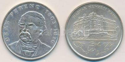 1993-1994. 200Ft Ag (2x) "MNB" + "Deák" T:2