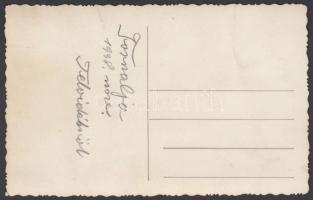 1938 Felvidék (Tornalja) a magyar katonák bevonulása. Fotólap. Tornalja 1938. nov. Felvidékről felje...