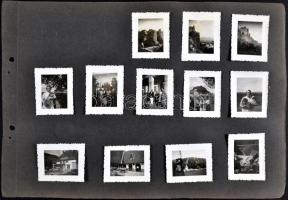 Felvidéki kirándulás (Krasznahorka, Kassa, Rozsnyó) cca 1930,  34db fotó,  belépőjegyek, villamosjeg...