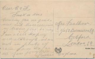 Remembrance from France - Triple Entente flags, silk greeting card