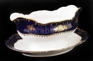 Zsolnay Pompadour II. étkészlet, kézzel festett, jelzett, hibátlan, összesen:25 db