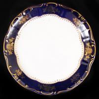 Zsolnay Pompadour II. étkészlet, kézzel festett, jelzett, hibátlan, összesen:25 db