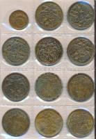 Oroszország/Szovjetunió 1851-1916. 5k-20k Ag (34xklf) + 1941-1981. 1k Al és Br (10xklf) mind kis ber...