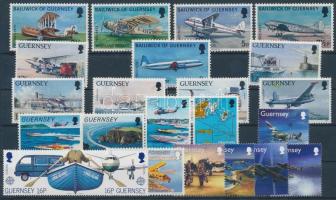 1973-2004 Repülő motívum 3 db sor + 8 db bélyeg, közte pár, 1973-2004 Airplane motive 3 sets + 8 stamps with pair