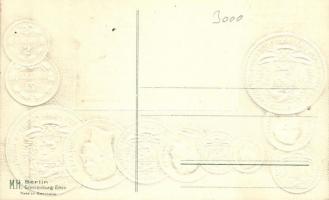 Venezuela - Set of coins, currency exchange chart Emb. litho