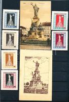 Arad 6 db levélzáró bélyeg + 5 db képeslap