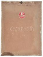 Kron Jenő (1882 - 1974): Alvó baka a lővészárokban. Galiciai harctér 1915. III. 20. felirattal a hát...