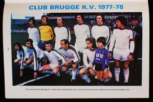 1978 Európa kupa meccskönyv. Club Brugge KV - Liverpool F.C. Wembley Stadium. 1978. 05.10. / Europan...