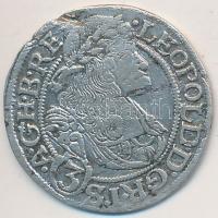 Német Államok/Szilézia/Boroszló 1669SHS 3Kr Ag "I. Lipót" T:2- ph.
German States/Silesia/B...