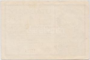 Budapest 1919. "Ganz Törzsgyár" 1K utalványa T:III