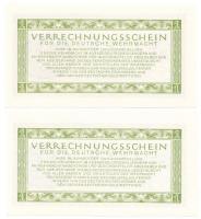 Német 3.Birodalom/Deutsche Wehrmacht (Német Véderő) 1944. 1M (2x) T:I
German Third Reich/Deutsche We...