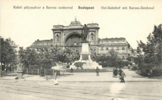 Budapest VII. Keleti Pályaudvar, Baross szobor