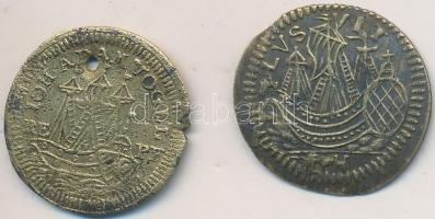 Német Államok/Bajorország/Nürnberg DN "XV. Lajos" Cu zseton, készítő: Johann Adam Vogel (1...