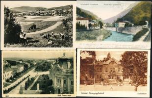 10 db főként RÉGI magyar és erdélyi városképes lap / 10 mostly old Hungarian and Transylvanian town-view postcards