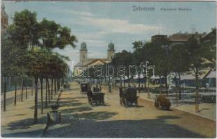 Debrecen, Piac utca, Mihály Sámuel kiadása (Rb)