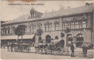 Debrecen, Arany Bika szálloda, sörcsarnok, Antal József kiadása (Rb)