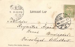 Debrecen, Margit fürdő; Pongrácz Géza kiadása