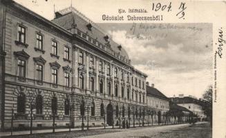 Debrecen, Királyi Ítélőtábla; Pongrácz Géza kiadása