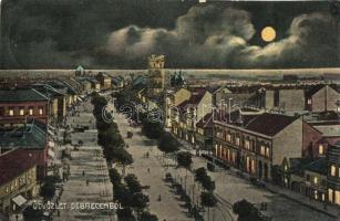 Debrecen, Fő utca este (EK)