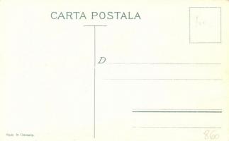 Rumänien, Romania - set of stamps, Ottmar Zieher's Carte Philatelique No. 79. litho