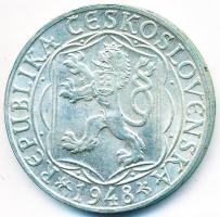 Csehszlovákia 1948. 100K Ag "Károly Egyetem" T:2
Czechoslovakia 1948. 100 Korun Ag "C...