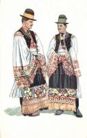 Hungarian folklore, young matyó men s: Csikós Tóth András