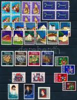 37 stamps woth relations ans sets 2 steckboard, 37 db bélyeg közte összefüggésekkel és sorokkal 2 stecklapon