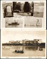 Siófok - 2 db régi képeslap / 2 old postcards