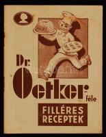 Dr. Oetker féle filléres receptek. Papírkötésben. Szép állapotban.