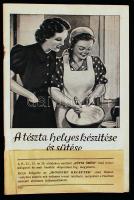 Dr. Ötker A. : A tészta helyes készítése és sütése. Papírkötésben. Nagyon szép állapotban.