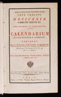 Schematismus inclyti regni Hungariae partiumque eidem adnexarum pro anno 1829. Mellékötve: Calendari...