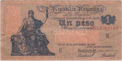 Argentína 1897. 1P T:III Argentina 1897. 1 Peso C:F Krause 232