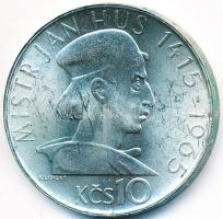 Csehszlovákia 1965. 10K Ag Husz János T:1- Czechoslovakia 1965. 50 Korun Ag 550th Anniversary - Death of Jan Hus C:AU