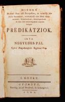 Negyedes Pál: Minden mostani fenn álló innepekre ... és más jeles ájtatosságoknak napjaira szolgáló ...