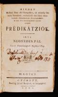 Negyedes Pál: Minden mostani fenn álló innepekre ... és más jeles ájtatosságoknak napjaira szolgáló ...