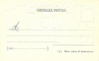 Poste Italiane, Italy - set of stamps, Ottmar Zieher's Carte philatelique No. 9. Emb. litho