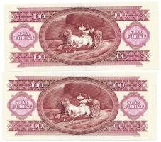 1992. 100Ft (2x) sorszámkövetőek, T:I,I-